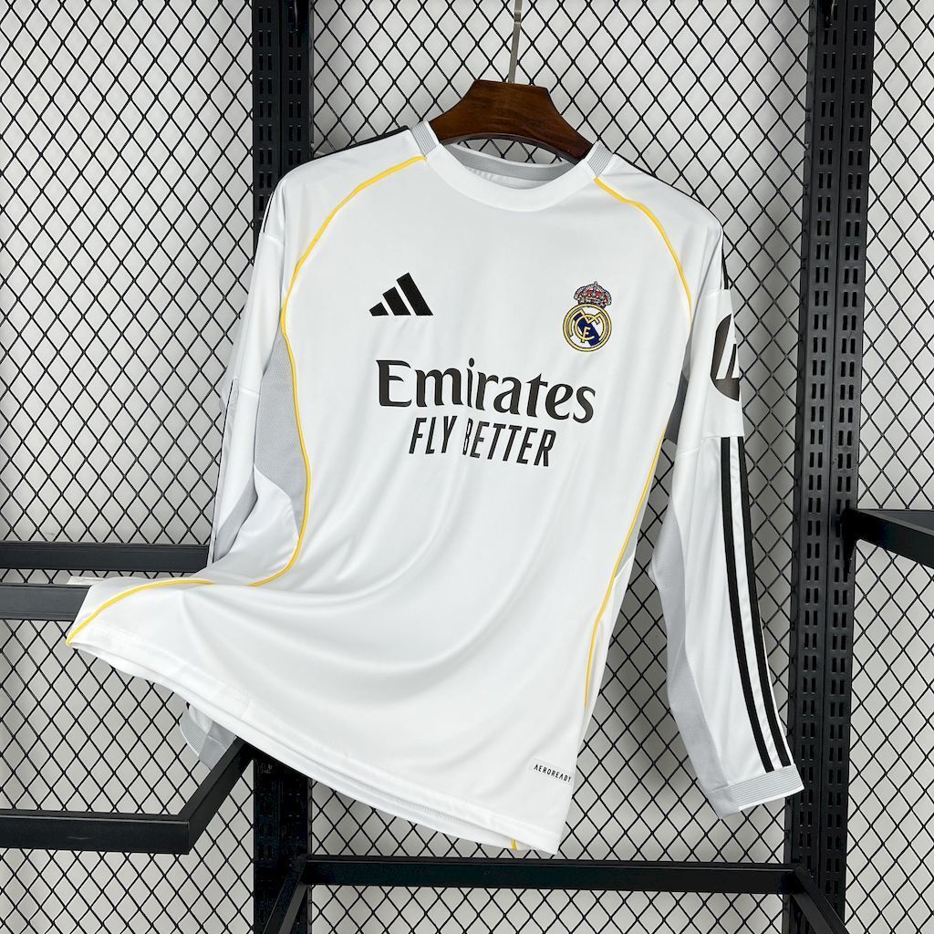 JERSEY LONG SLEEVE REAL MADRID 2025/2026